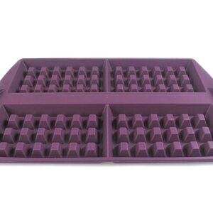 Tupperware Purple Silicone Waffle Mold
